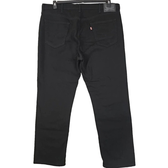 Levi's 541~Men's Size 42 x 32~Black Denim Athletic Water Less Jeans Cotton Blend - Picture 3 of 12